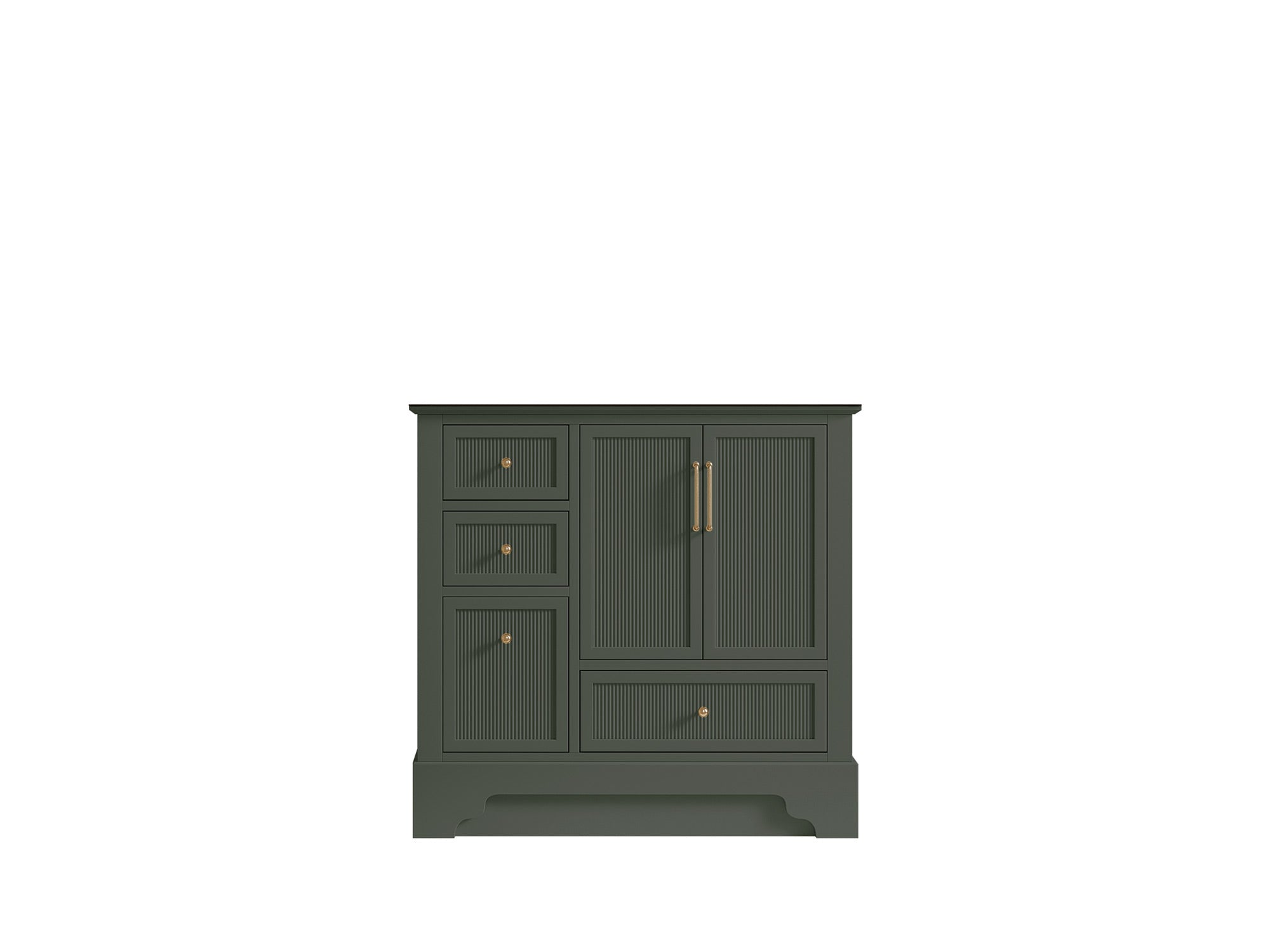 Alys 36 in. W x 22 in. D Center Sink Vanity for Modern Bathrooms - Willow Bath and Vanity