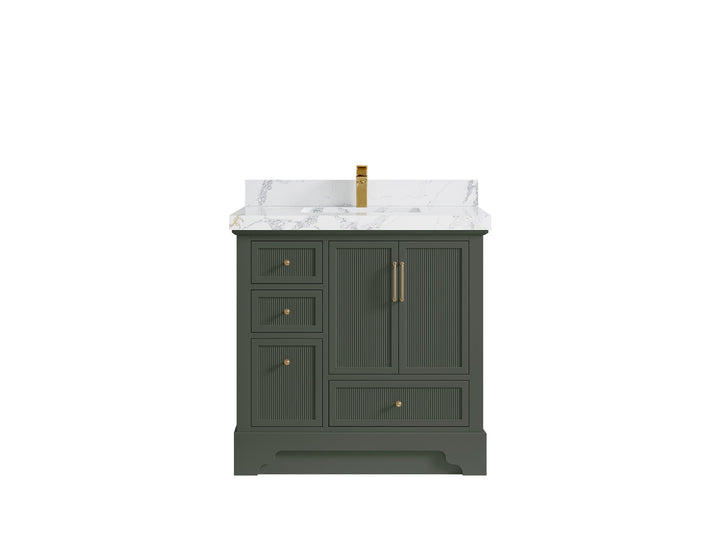 Alys 36 in. W x 22 in. D Center Sink Vanity for Modern Bathrooms - photo 44
