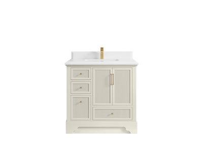 Alys 36 in. W x 22 in. D Center Sink Vanity for Modern Bathrooms - Willow Bath and Vanity