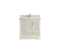 Alys 36 in. W x 22 in. D Center Sink Vanity for Modern Bathrooms - photo 10