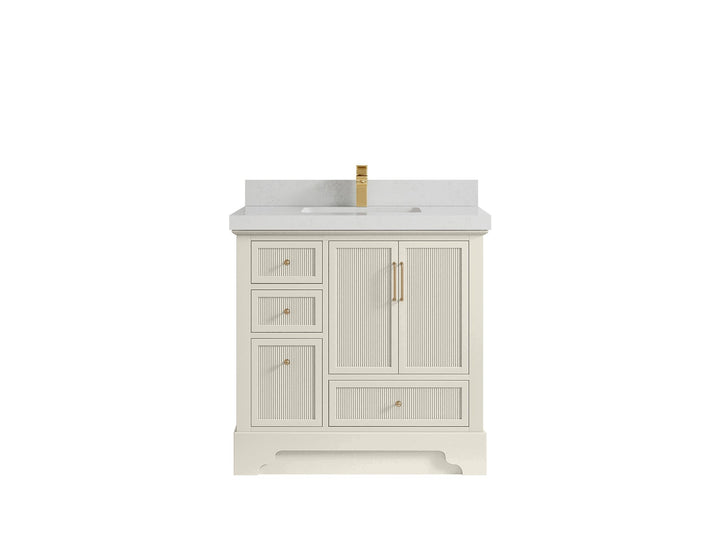 Alys 36 in. W x 22 in. D Center Sink Vanity for Modern Bathrooms - photo 10