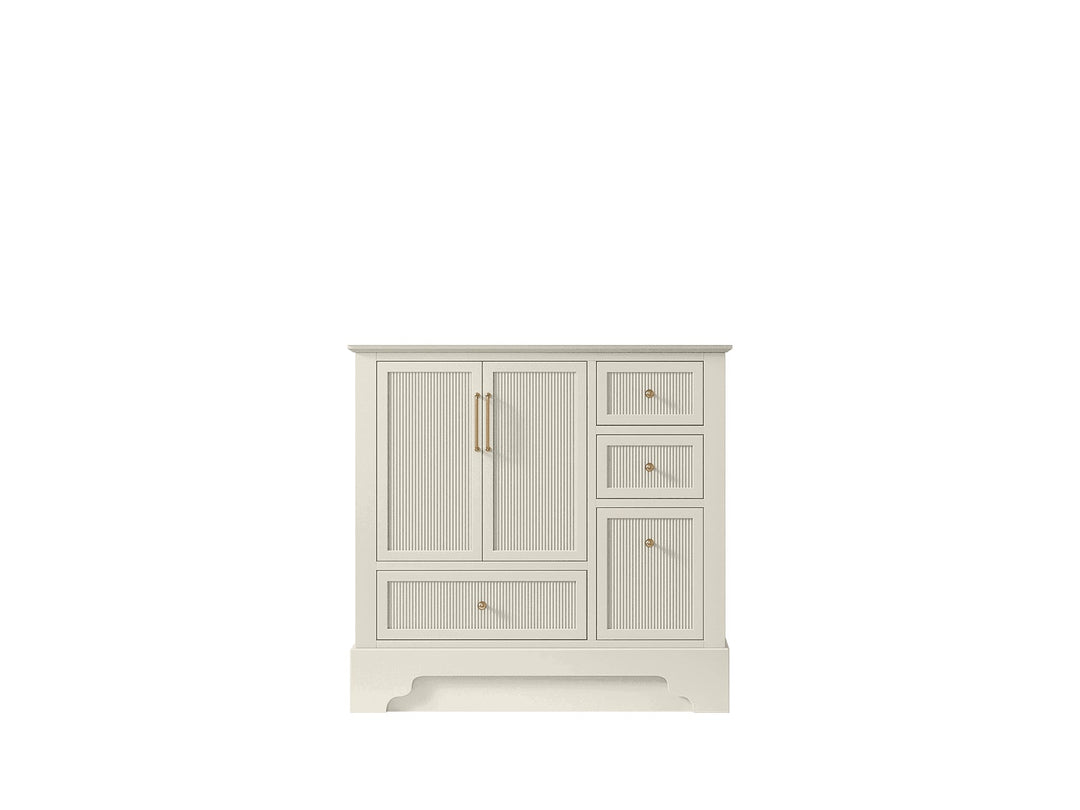 Alys 36 in. W x 22 in. D Left Offset Sink Bathroom Vanity - Willow Bath and Vanity