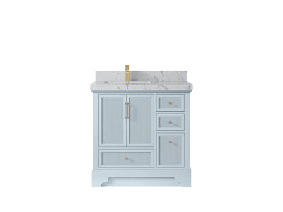 Alys 36 in. W x 22 in. D Left Offset Sink Bathroom Vanity - Willow Bath and Vanity