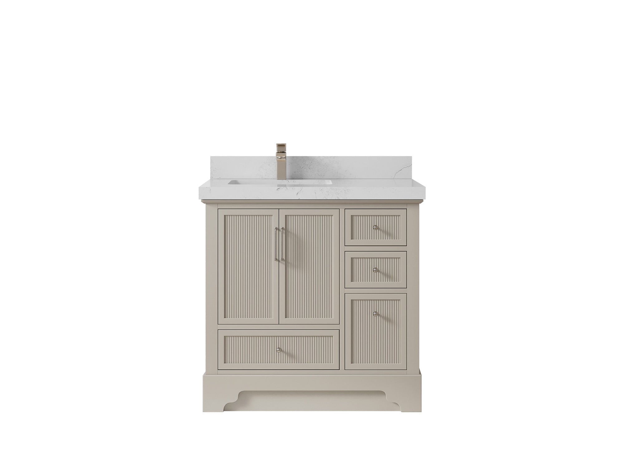 Alys 36 in. W x 22 in. D Left Offset Sink Bathroom Vanity - Willow Bath and Vanity