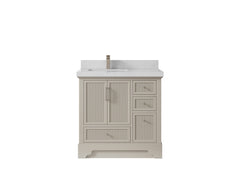 Alys 36 in. W x 22 in. D Left Offset Sink Bathroom Vanity - photo 1