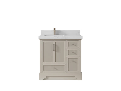 Alys 36 in. W x 22 in. D Left Offset Sink Bathroom Vanity - Willow Bath and Vanity