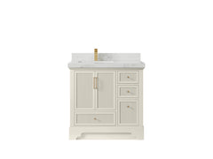 Alys 36 in. W x 22 in. D Left Offset Sink Bathroom Vanity - photo 1