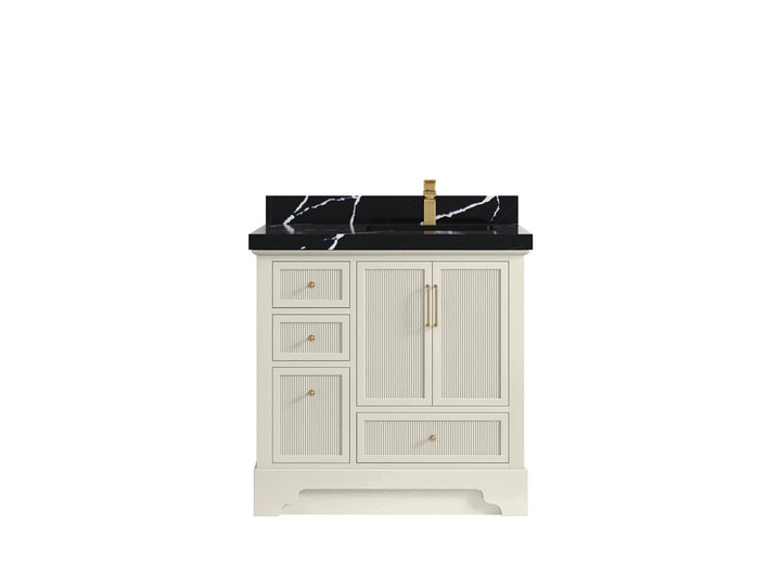 Alys 36 in. W x 22 in. D Right Offset Sink Bathroom Vanity - photo 34