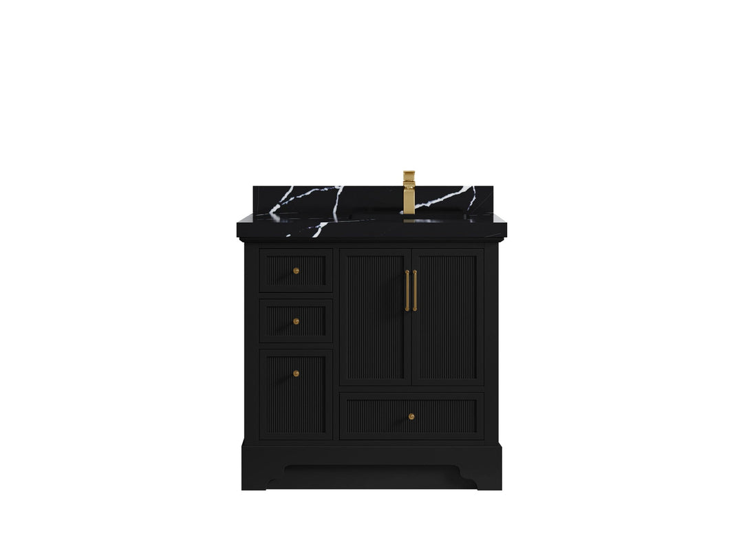 Alys 36 in. W x 22 in. D Right Offset Sink Bathroom Vanity - Willow Bath and Vanity