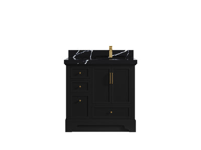 Alys 36 in. W x 22 in. D Right Offset Sink Bathroom Vanity - Willow Bath and Vanity