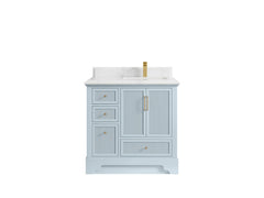 Alys 36 in. W x 22 in. D Right Offset Sink Bathroom Vanity - photo 26