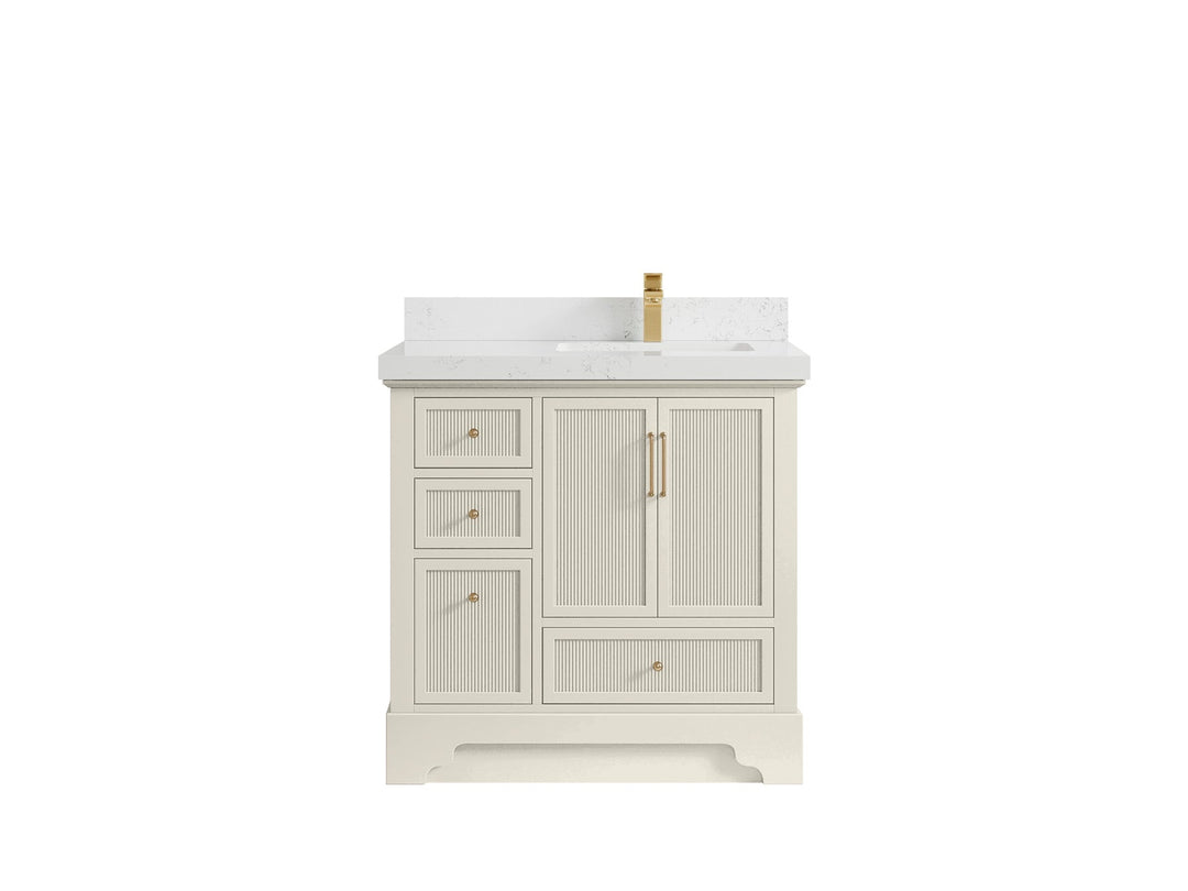 Alys 36 in. W x 22 in. D Right Offset Sink Bathroom Vanity - Willow Bath and Vanity