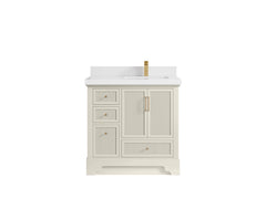 Alys 36 in. W x 22 in. D Right Offset Sink Bathroom Vanity - photo 44