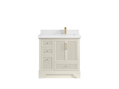 Alys 36 in. W x 22 in. D Right Offset Sink Bathroom Vanity - Willow Bath and Vanity
