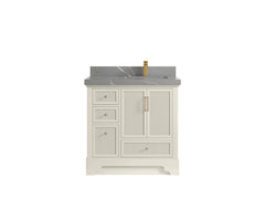 Alys 36 in. W x 22 in. D Right Offset Sink Bathroom Vanity - photo 32