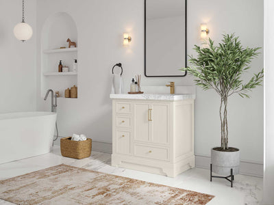 Alys 36 in. W x 22 in. D Right Offset Sink Bathroom Vanity - Willow Bath and Vanity