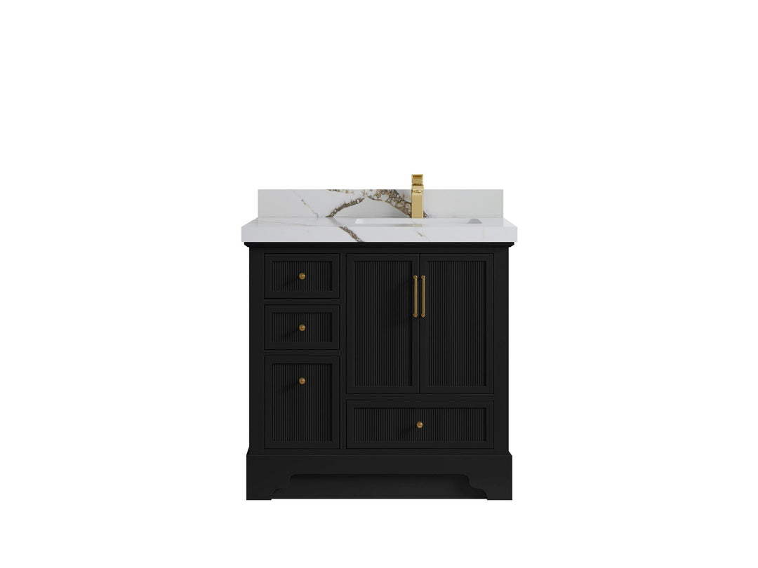Alys 36 in. W x 22 in. D Right Offset Sink Bathroom Vanity - Willow Bath and Vanity