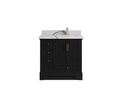 Alys 36 in. W x 22 in. D Right Offset Sink Bathroom Vanity - photo 19