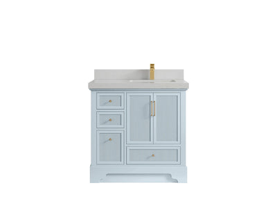 Alys 36 in. W x 22 in. D Right Offset Sink Bathroom Vanity - Willow Bath and Vanity