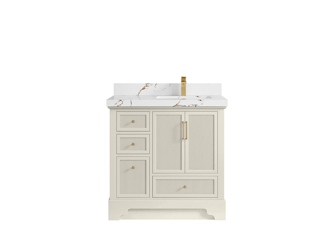 Alys 36 in. W x 22 in. D Right Offset Sink Bathroom Vanity - Willow Bath and Vanity