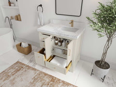 Alys 36 in. W x 22 in. D Right Offset Sink Bathroom Vanity - photo 3