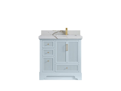 Alys 36 in. W x 22 in. D Right Offset Sink Bathroom Vanity - Willow Bath and Vanity