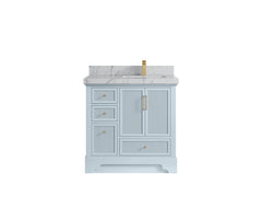 Alys 36 in. W x 22 in. D Right Offset Sink Bathroom Vanity - photo 42