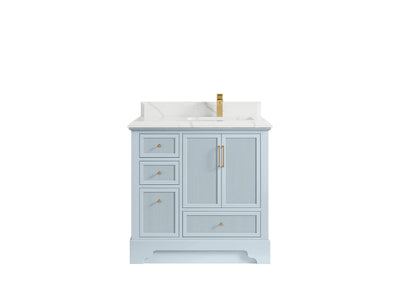 Alys 36 in. W x 22 in. D Right Offset Sink Bathroom Vanity - Willow Bath and Vanity