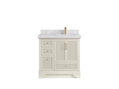 Alys 36 in. W x 22 in. D Right Offset Sink Bathroom Vanity - photo 20