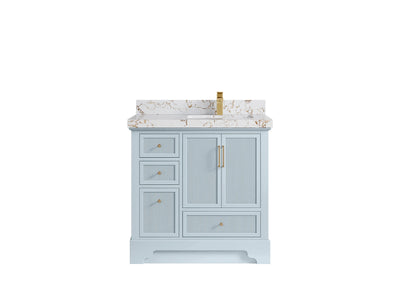 Alys 36 in. W x 22 in. D Right Offset Sink Bathroom Vanity - Willow Bath and Vanity