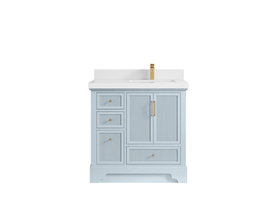 Alys 36 in. W x 22 in. D Right Offset Sink Bathroom Vanity - Willow Bath and Vanity