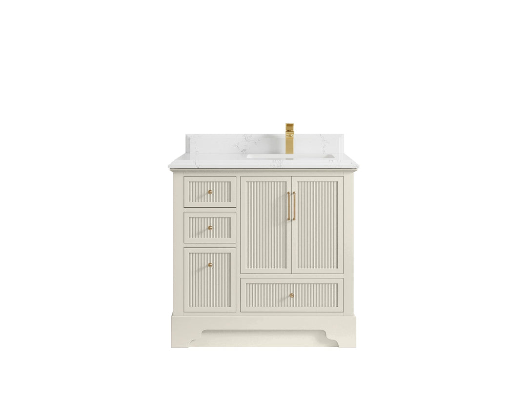 Alys 36 in. W x 22 in. D Right Offset Sink Bathroom Vanity - Willow Bath and Vanity