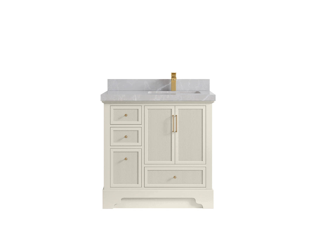 Alys 36 in. W x 22 in. D Right Offset Sink Bathroom Vanity - Willow Bath and Vanity