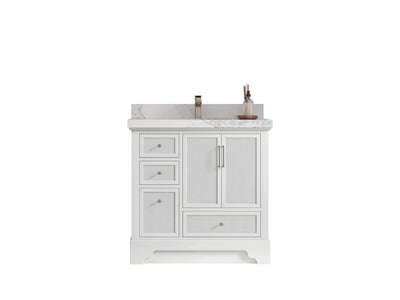 Alys 36 in. W x 22 in. D Right Offset Sink Bathroom Vanity - Willow Bath and Vanity