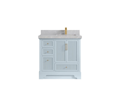 Alys 36 in. W x 22 in. D Right Offset Sink Bathroom Vanity - Willow Bath and Vanity