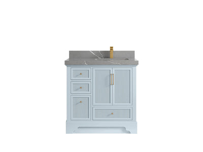 Alys 36 in. W x 22 in. D Right Offset Sink Bathroom Vanity - Willow Bath and Vanity