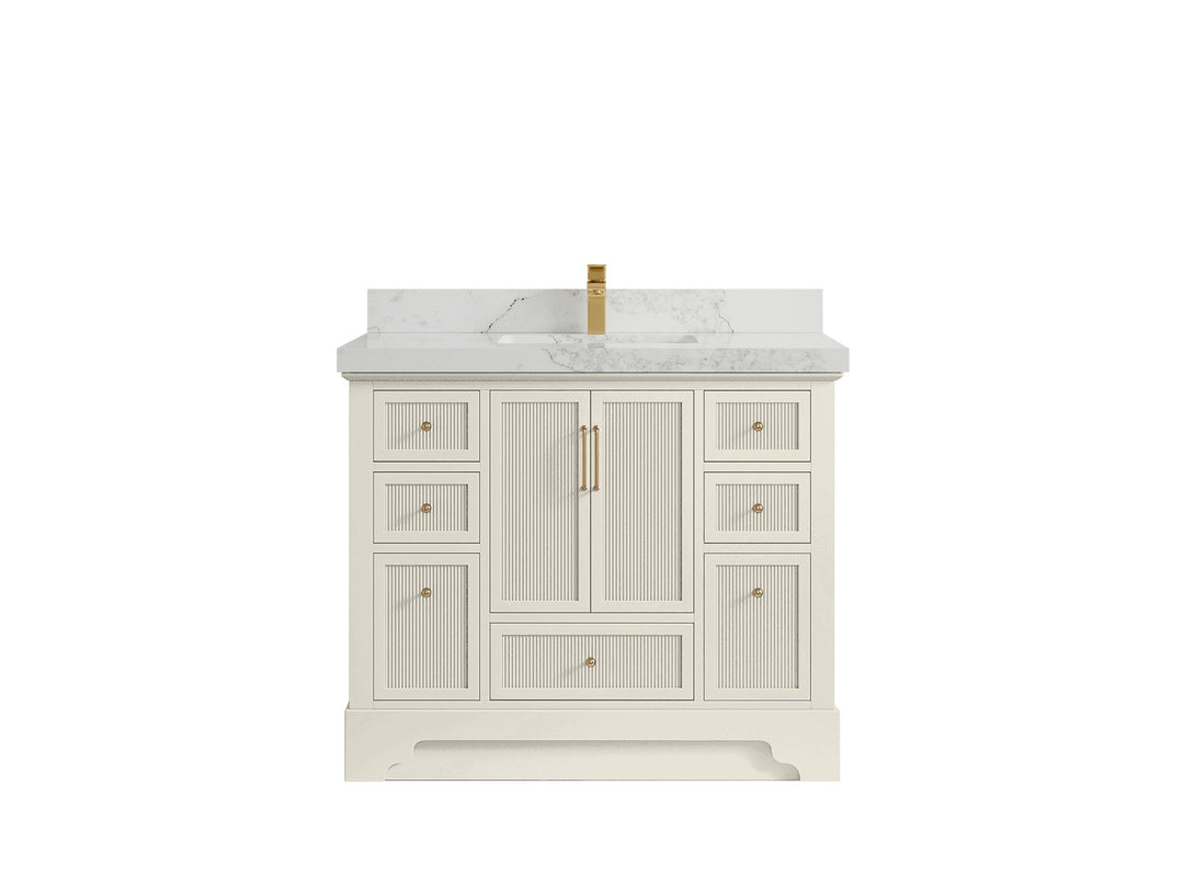 Alys 42 in. W x 22 in. D Single Sink Bathroom Vanity - Willow Bath and Vanity