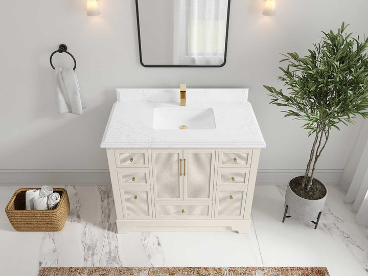 Alys 42 in. W x 22 in. D Single Sink Bathroom Vanity - photo 23