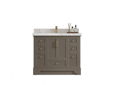 Alys 42 in. W x 22 in. D Single Sink Bathroom Vanity - Willow Bath and Vanity