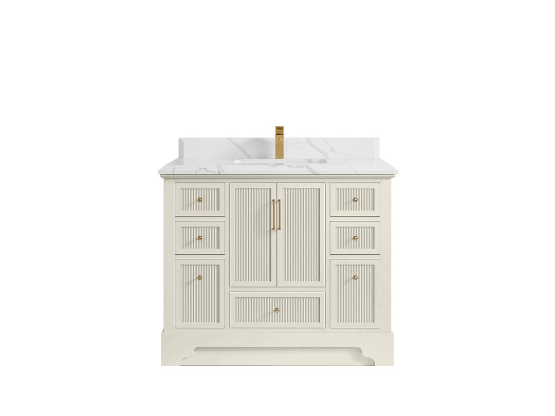 Alys 42 in. W x 22 in. D Single Sink Bathroom Vanity - Willow Bath and Vanity