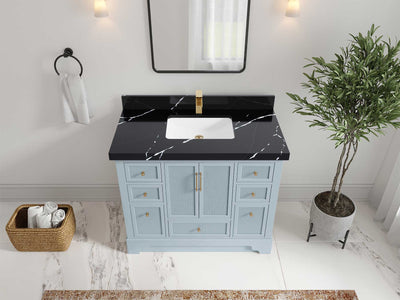 Alys 42 in. W x 22 in. D Single Sink Bathroom Vanity - Willow Bath and Vanity