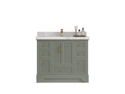 Alys 42 in. W x 22 in. D Single Sink Bathroom Vanity - Willow Bath and Vanity