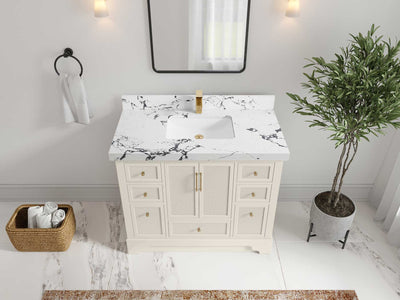 Alys 42 in. W x 22 in. D Single Sink Bathroom Vanity - Willow Bath and Vanity