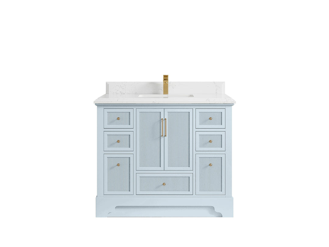 Alys 42 in. W x 22 in. D Single Sink Bathroom Vanity - Willow Bath and Vanity