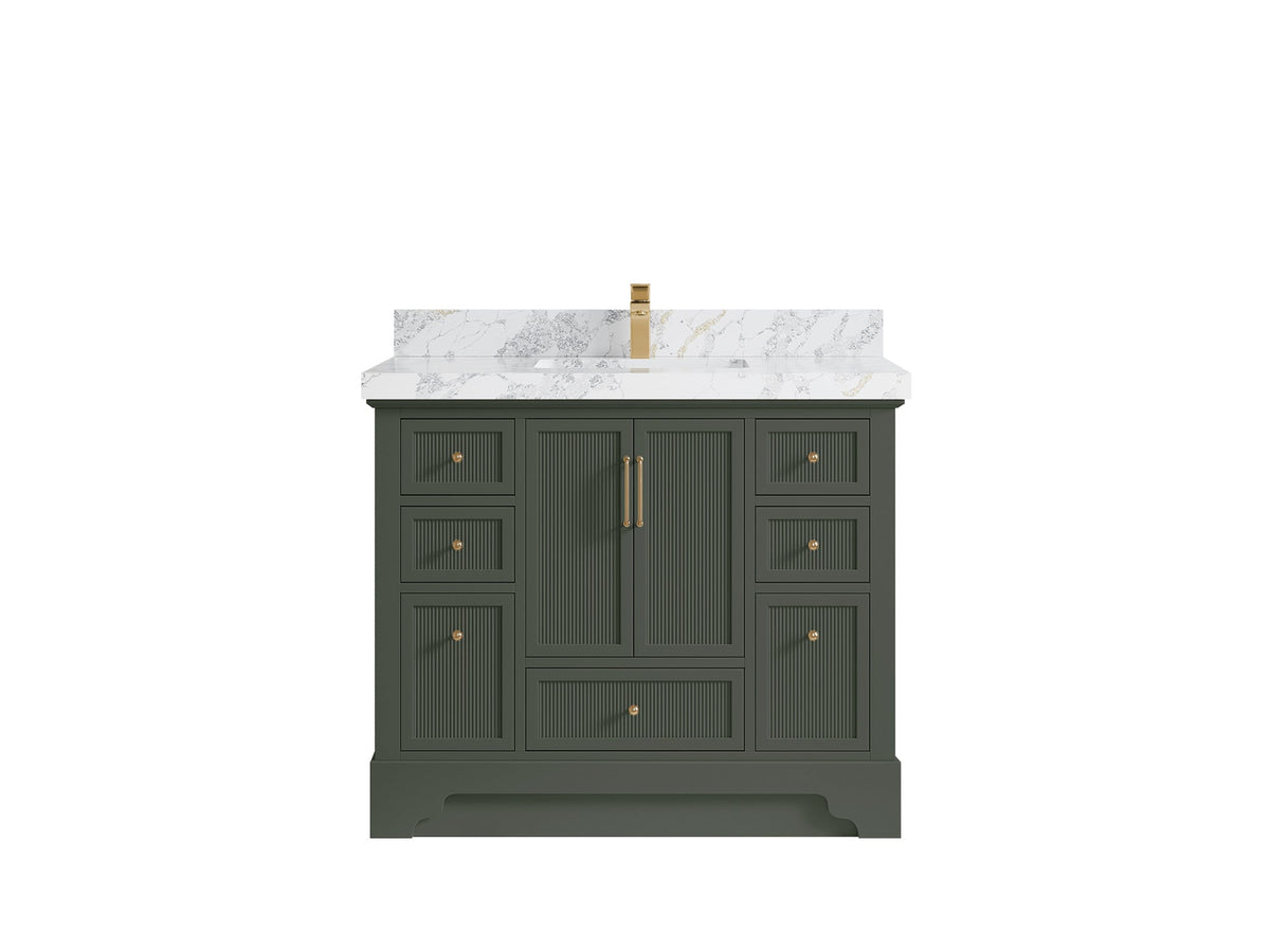Alys 42 in. W x 22 in. D Single Sink Bathroom Vanity - Willow Bath and Vanity