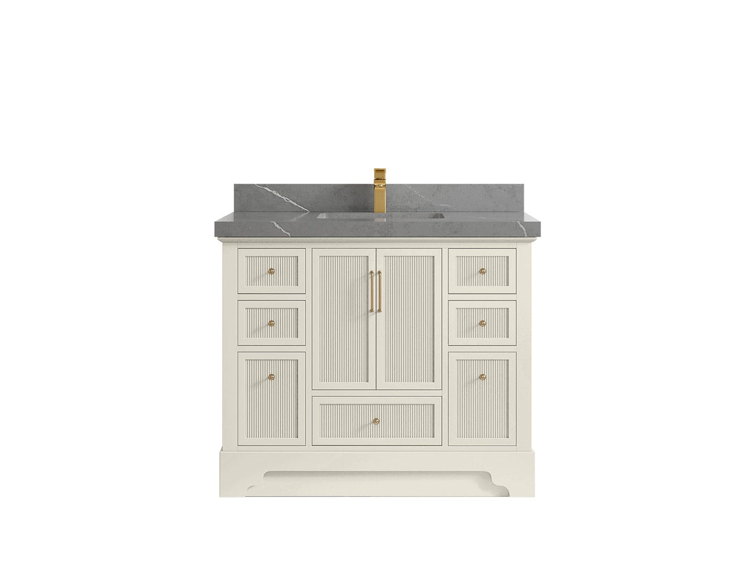 Alys 42 in. W x 22 in. D Single Sink Bathroom Vanity - Willow Bath and Vanity