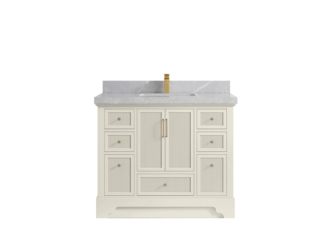 Alys 42 in. W x 22 in. D Single Sink Bathroom Vanity - Willow Bath and Vanity