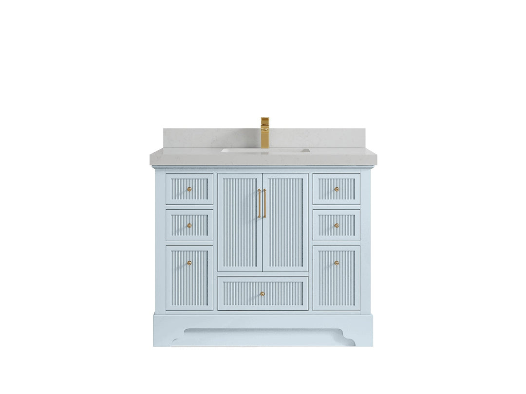 Alys 42 in. W x 22 in. D Single Sink Bathroom Vanity - Willow Bath and Vanity