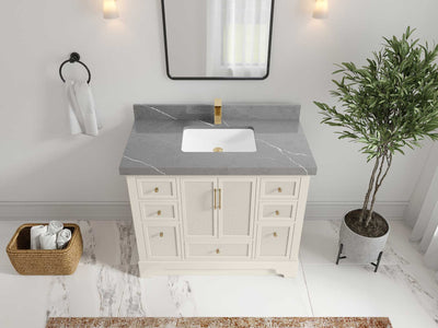 Alys 42 in. W x 22 in. D Single Sink Bathroom Vanity - Willow Bath and Vanity