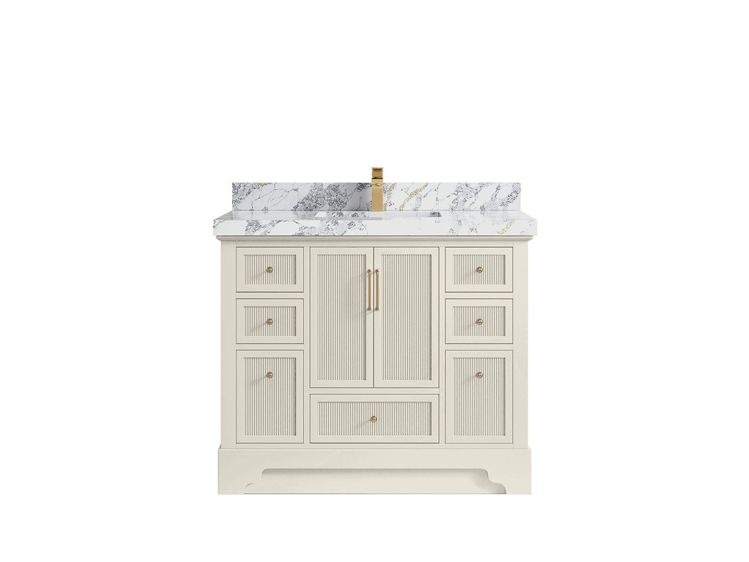 Alys 42 in. W x 22 in. D Single Sink Bathroom Vanity - Willow Bath and Vanity
